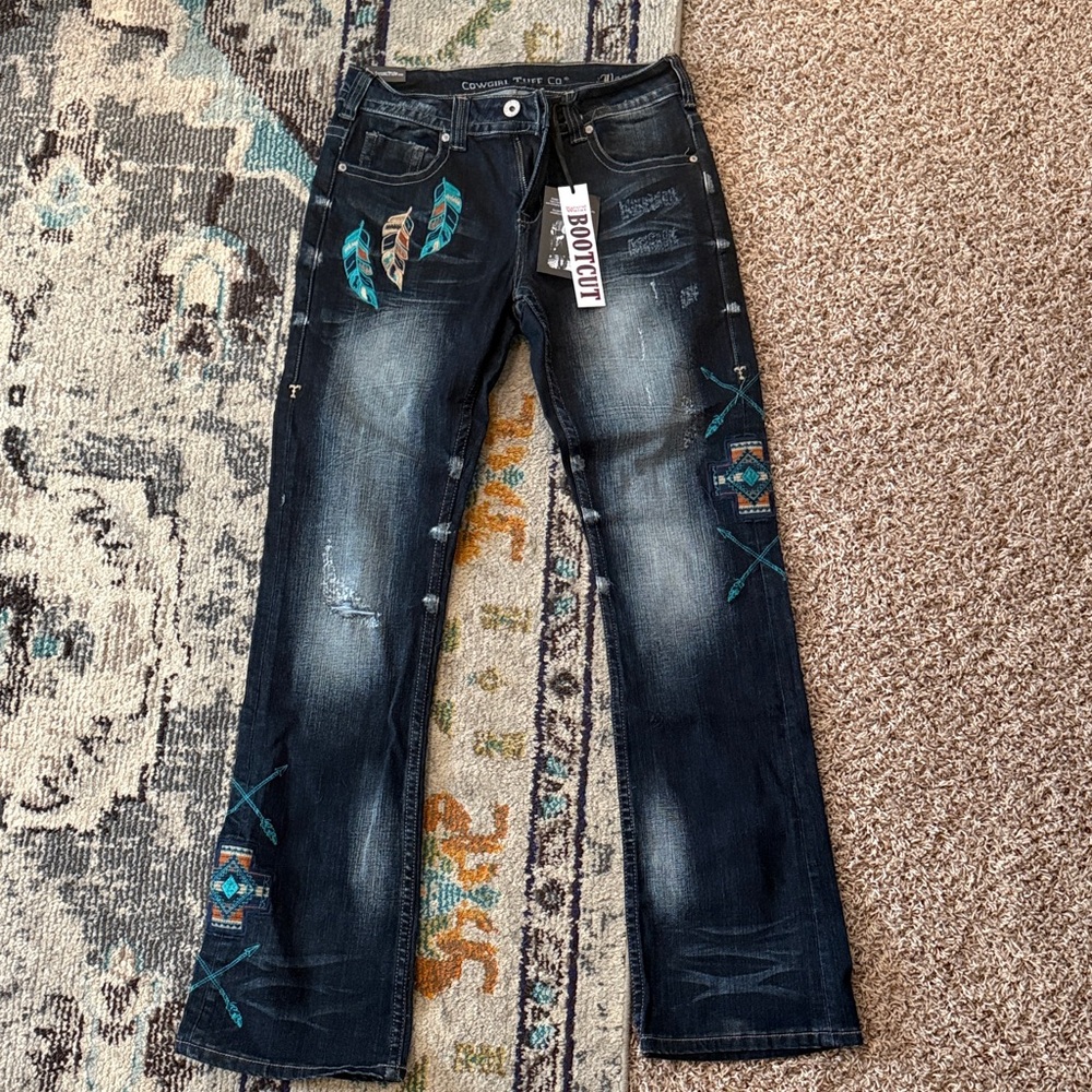 Cowgirl Tuff Jeans - Warrior - 28 long